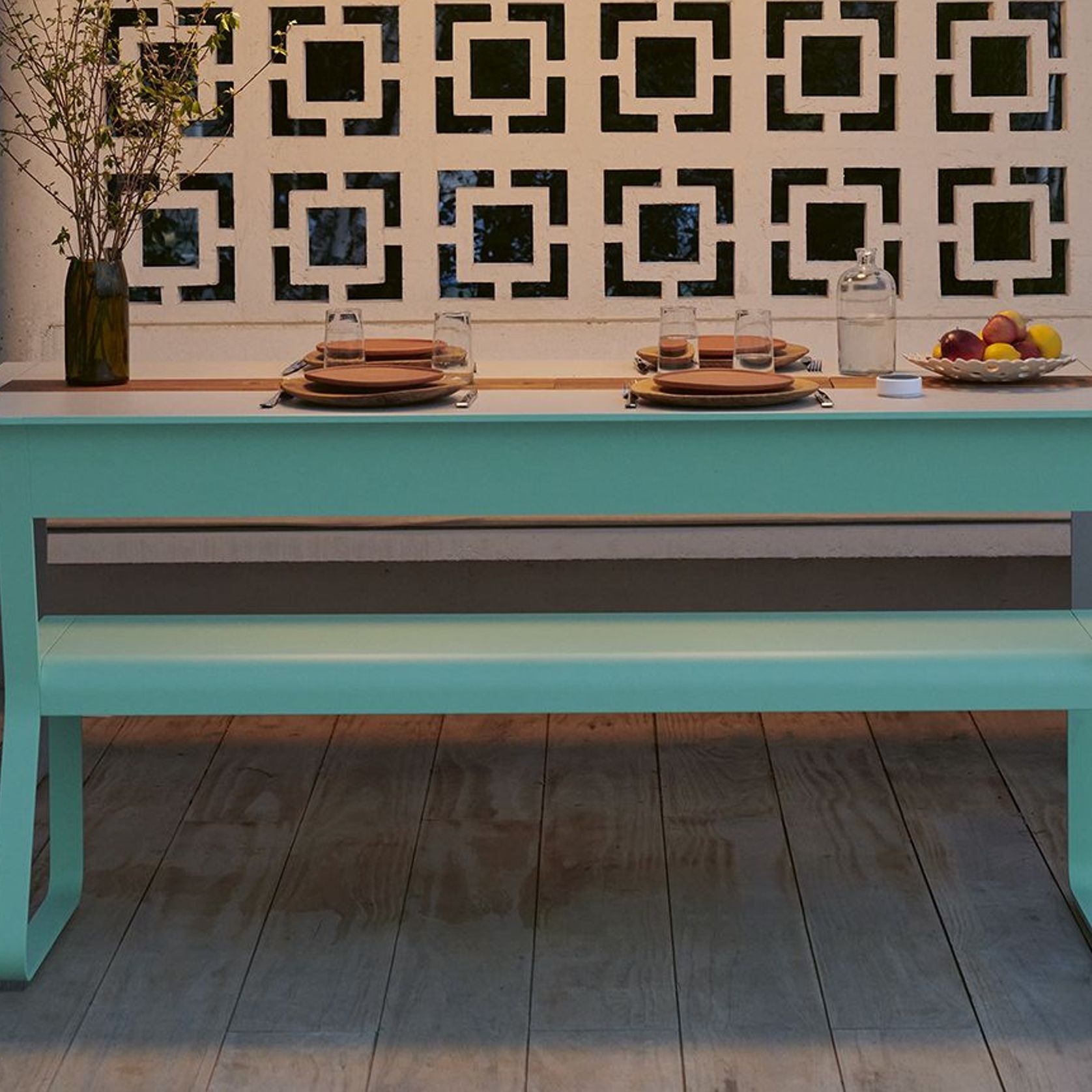 Bellevie Bench with Back gallery detail image