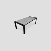 Marlborough Large Matte Black Outdoor Dining Table gallery detail image