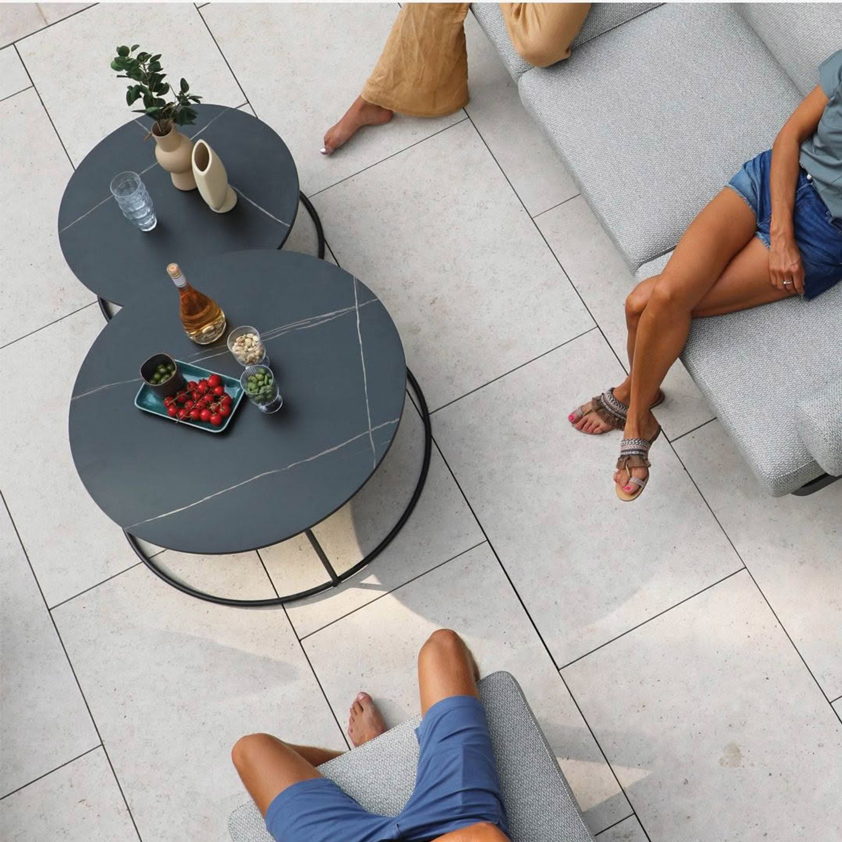 Pop Coffee Table Set of 2 - Charcoal gallery detail image