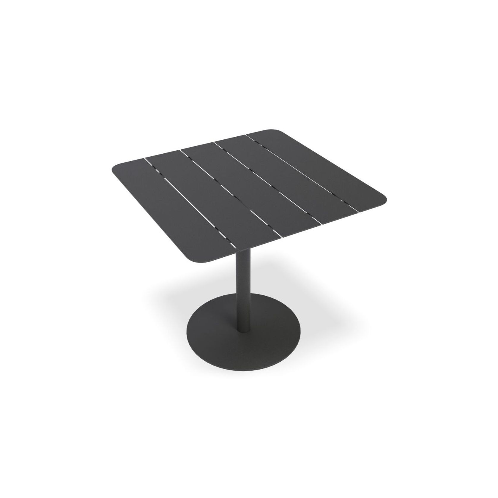 Roku Cafe Table - Outdoor - Charcoal - 65 x 65cm Table Top gallery detail image