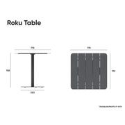 Roku Cafe Table - Outdoor gallery detail image