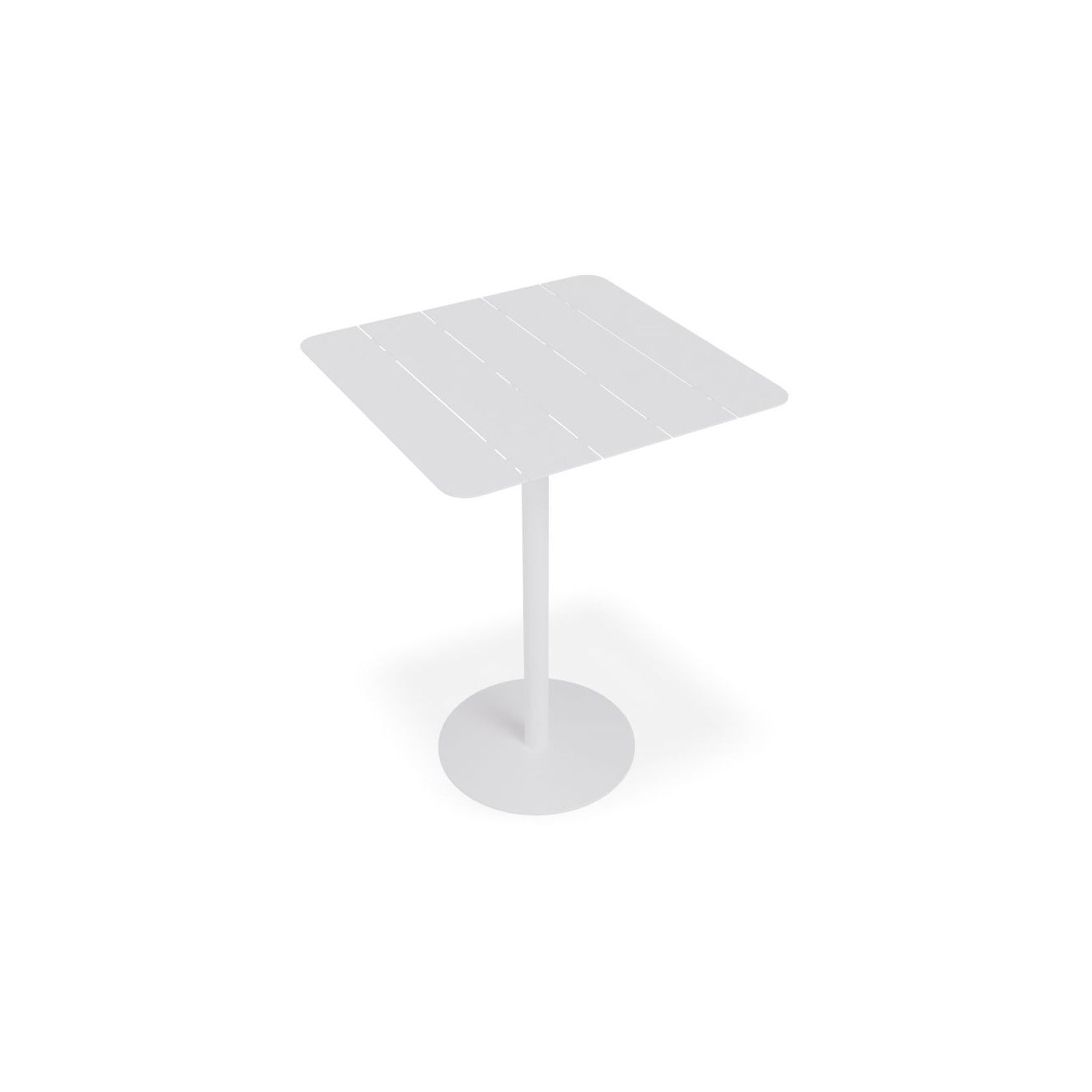 Roku High Bar Table - Outdoor - White - 65 x 65cm Table Top gallery detail image