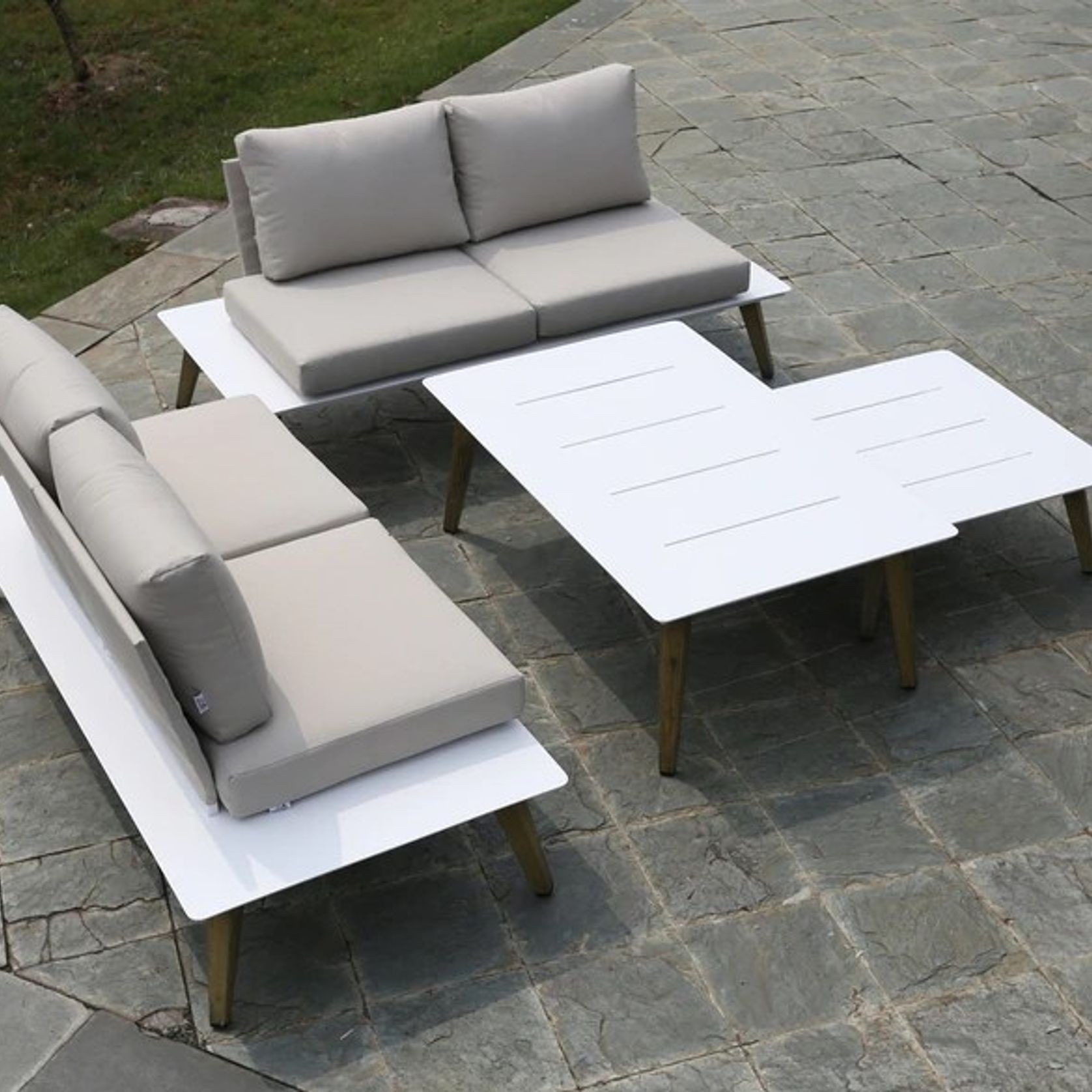 Ponza Aluminium Low - Outdoor Coffee Table gallery detail image