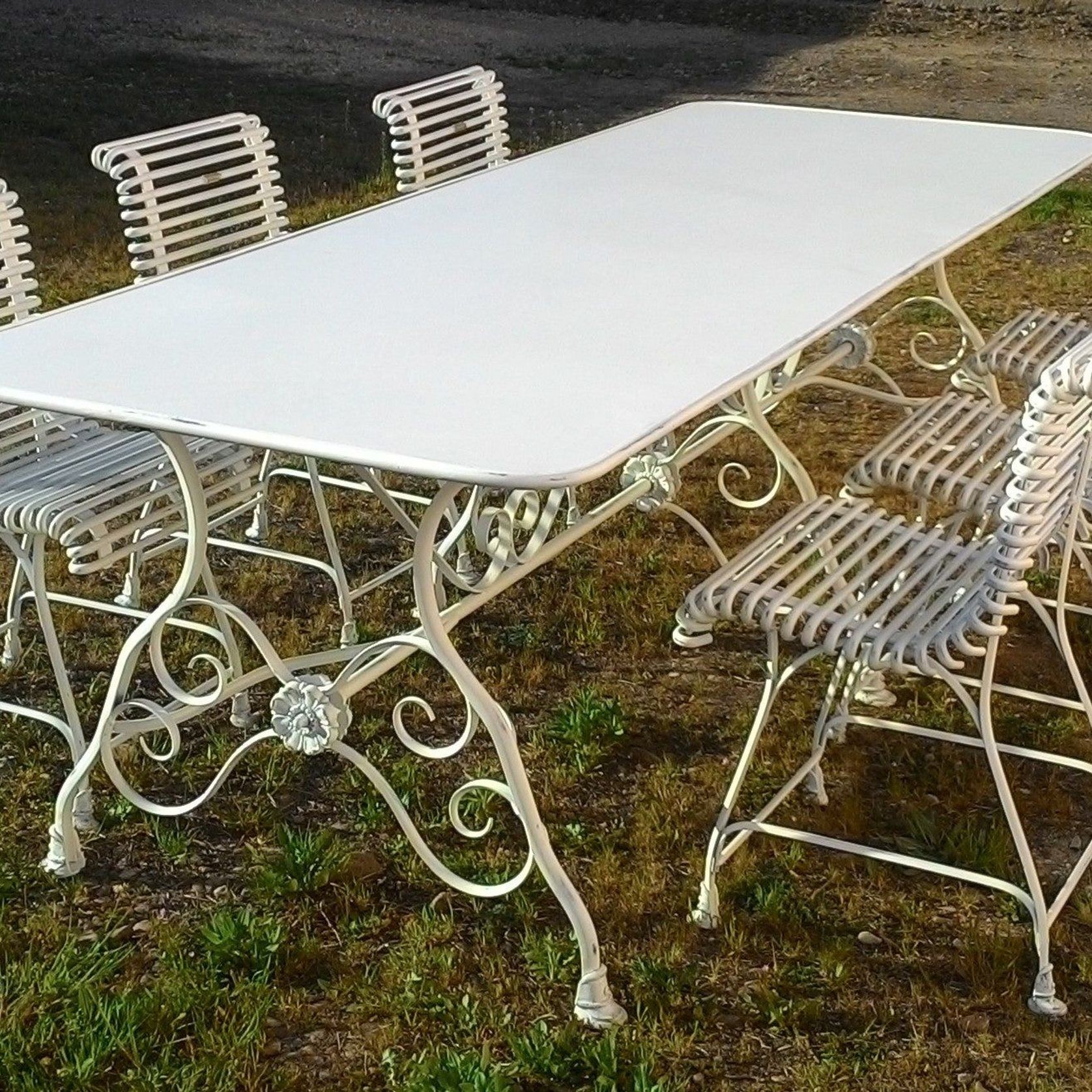 French Sabot Garden Table gallery detail image