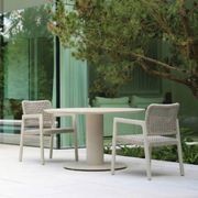 Tube Low Dining Table - Mocha gallery detail image