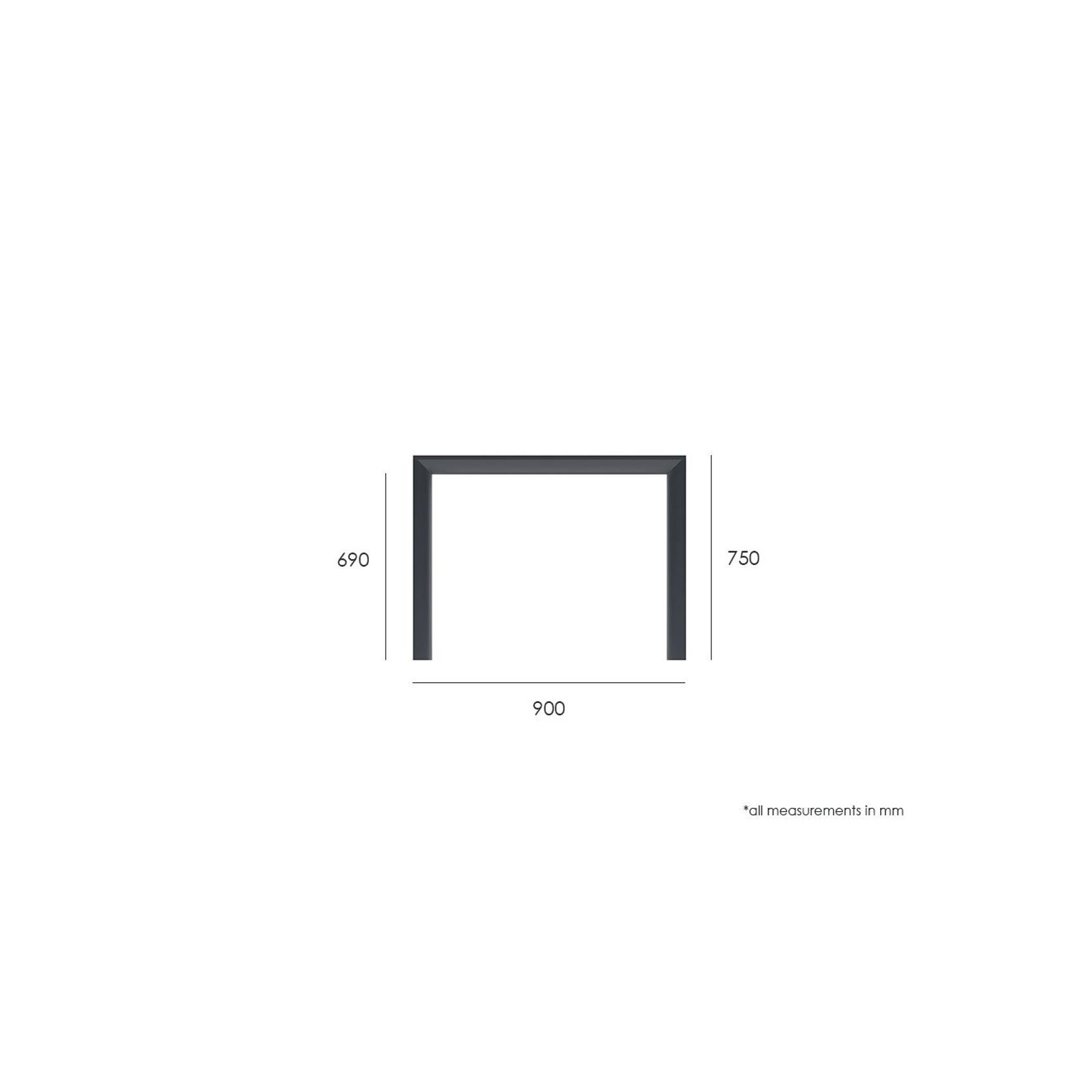 Vydel Table - Outdoor - 90cm x 90cm - Charcoal gallery detail image
