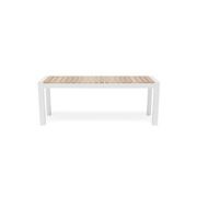 Vydel Bench Seat - Outdoor - 120cm - Teak - White gallery detail image