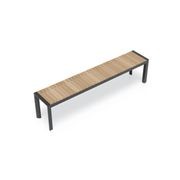Vydel Bench Seat - Outdoor - 190cm - Teak - Charcoal gallery detail image