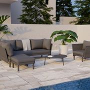 Cetara Coffee Table - Outdoor - Charcoal - Large gallery detail image
