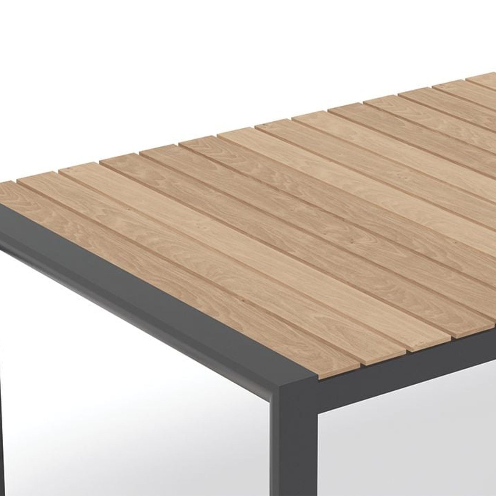 Vydel Table - Outdoor - 160cm x 100cm - Charcoal gallery detail image