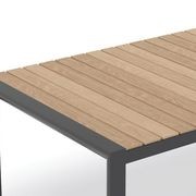 Vydel Table - Outdoor - 160cm x 100cm - Charcoal gallery detail image