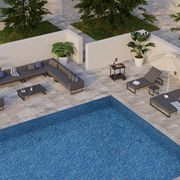 Vivara Outdoor Coffee Table - 142x85cm - Charcoal gallery detail image