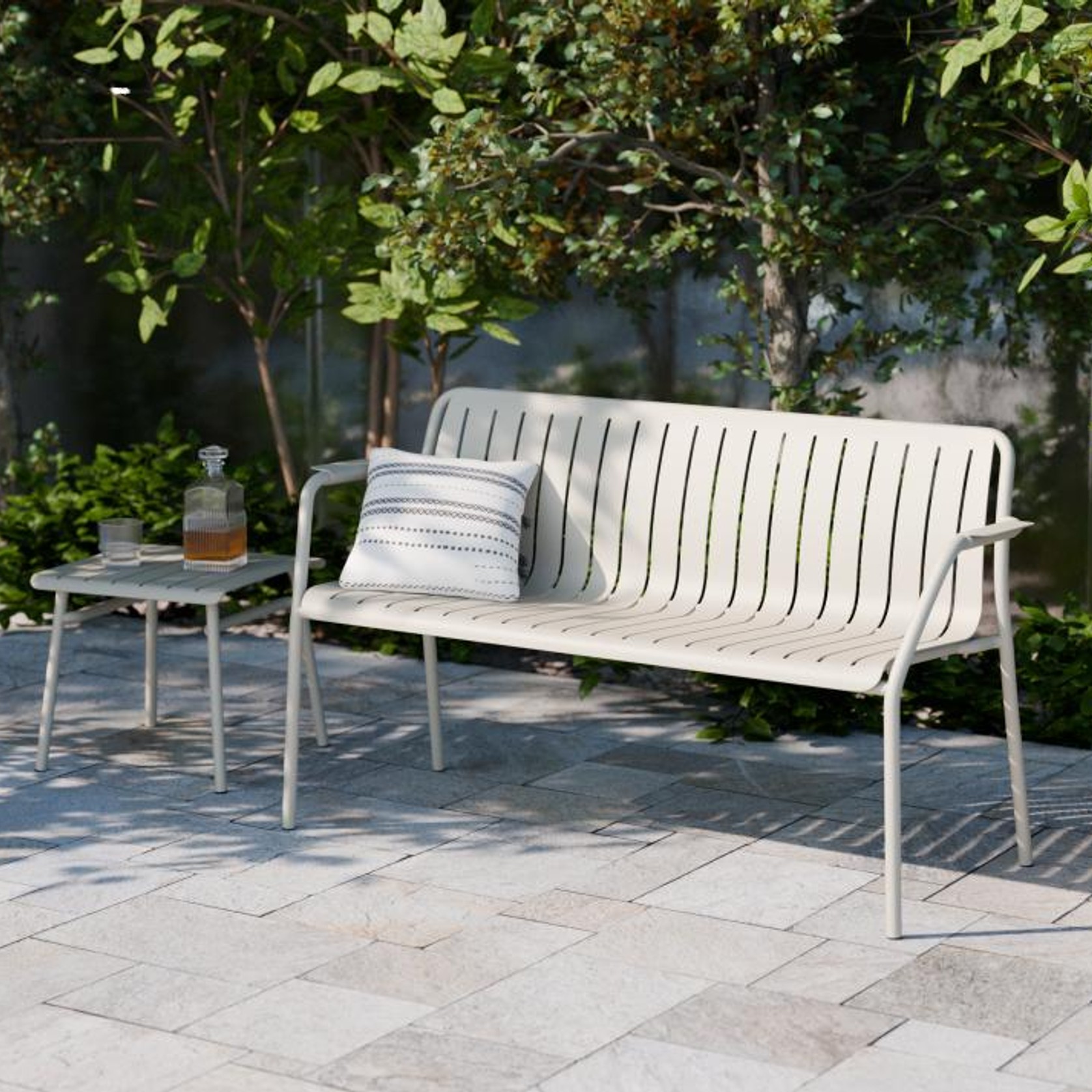Roku Garden Bench - Outdoor gallery detail image