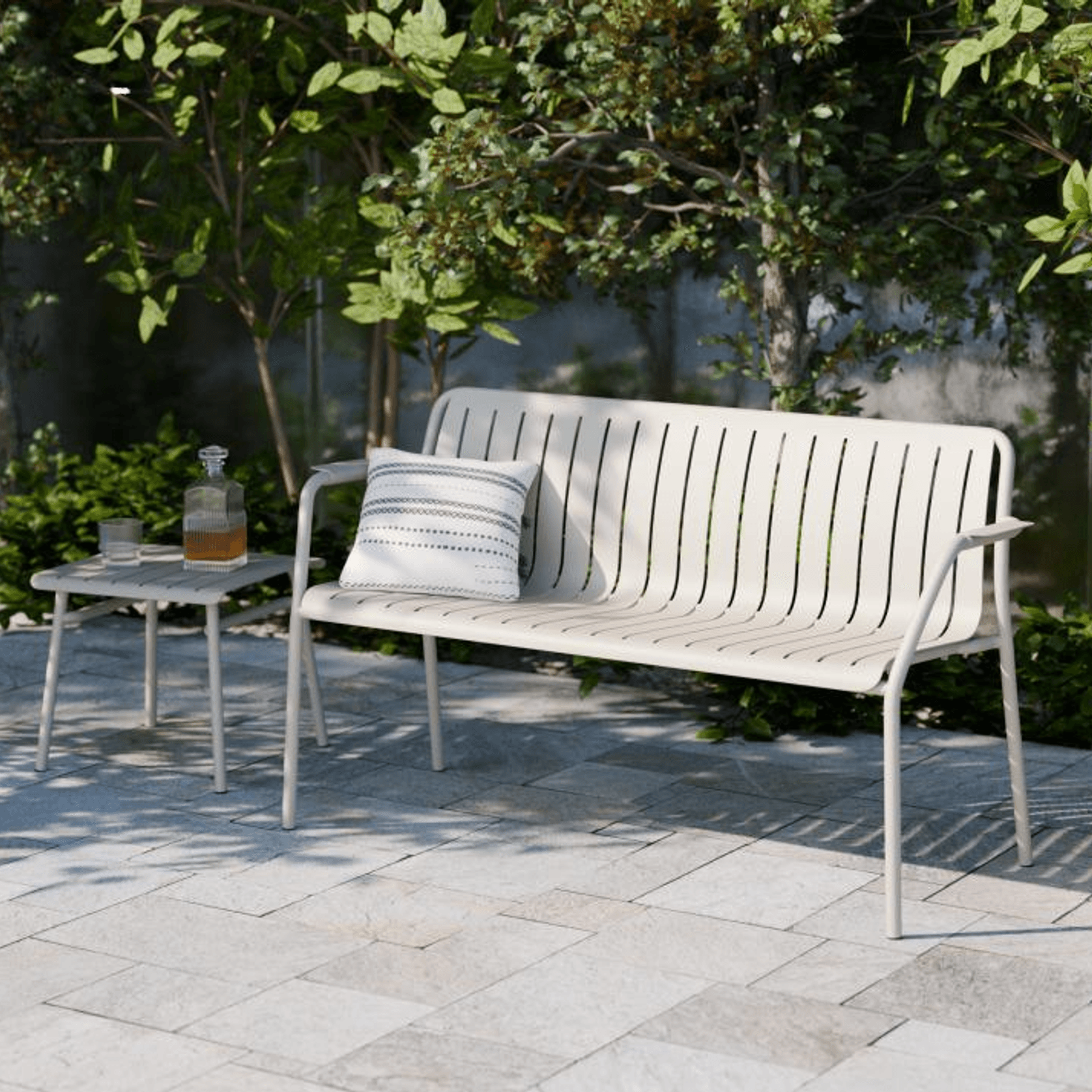 Roku Garden Bench - Outdoor gallery detail image