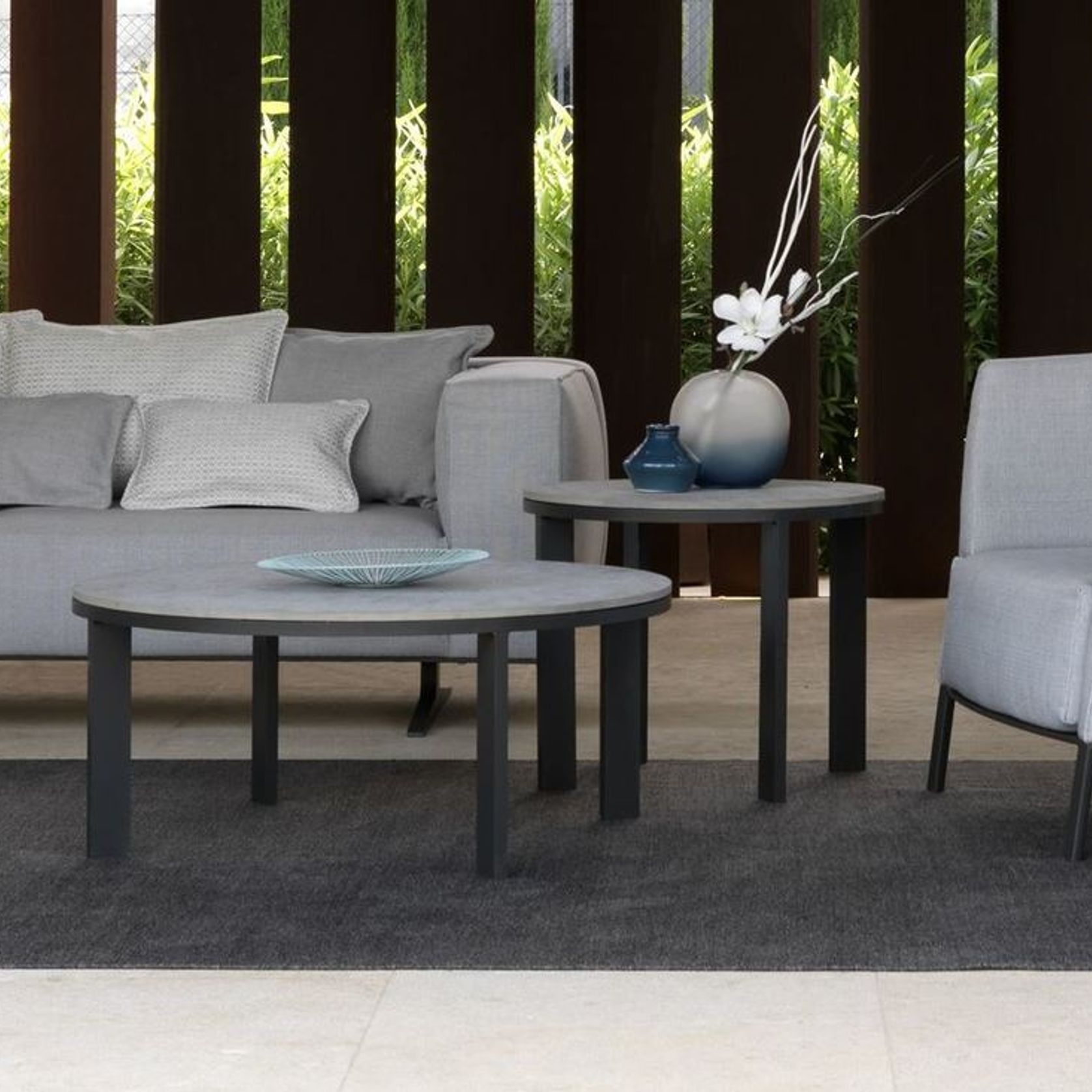 Eden Talenti Aluminium Framed Round - Outdoor Coffee Table gallery detail image