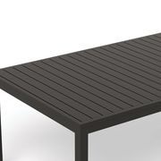 Halki Table - Outdoor - 160cm x 90cm - Charcoal gallery detail image