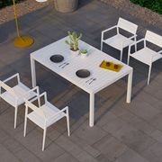 Halki Table - Outdoor - 160cm x 90cm - White gallery detail image
