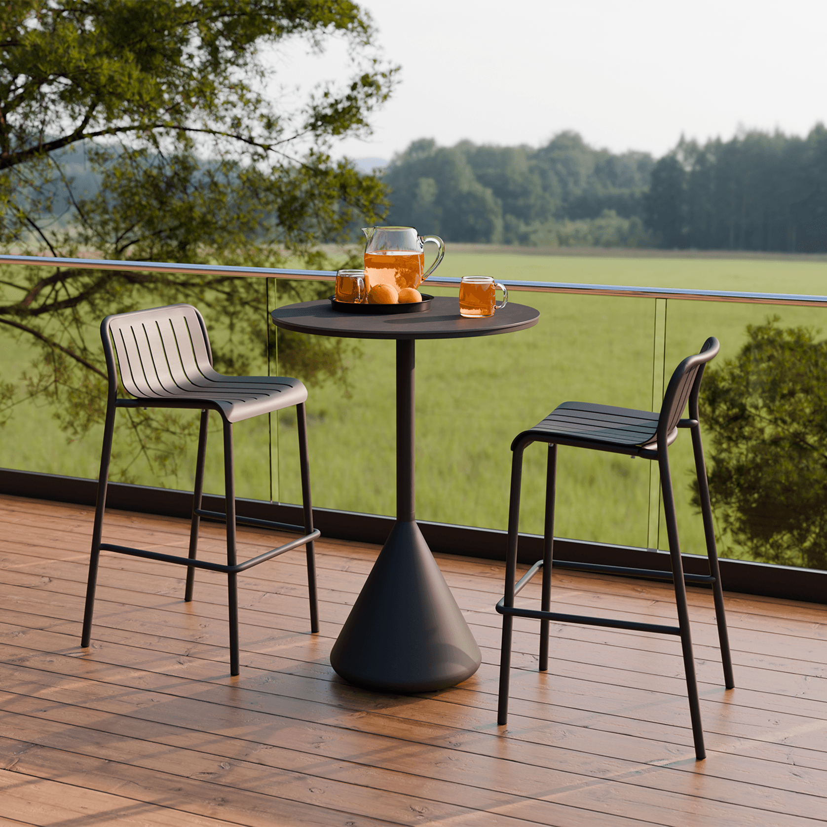 Kora High Bar Table CERAMIC - outdoor gallery detail image