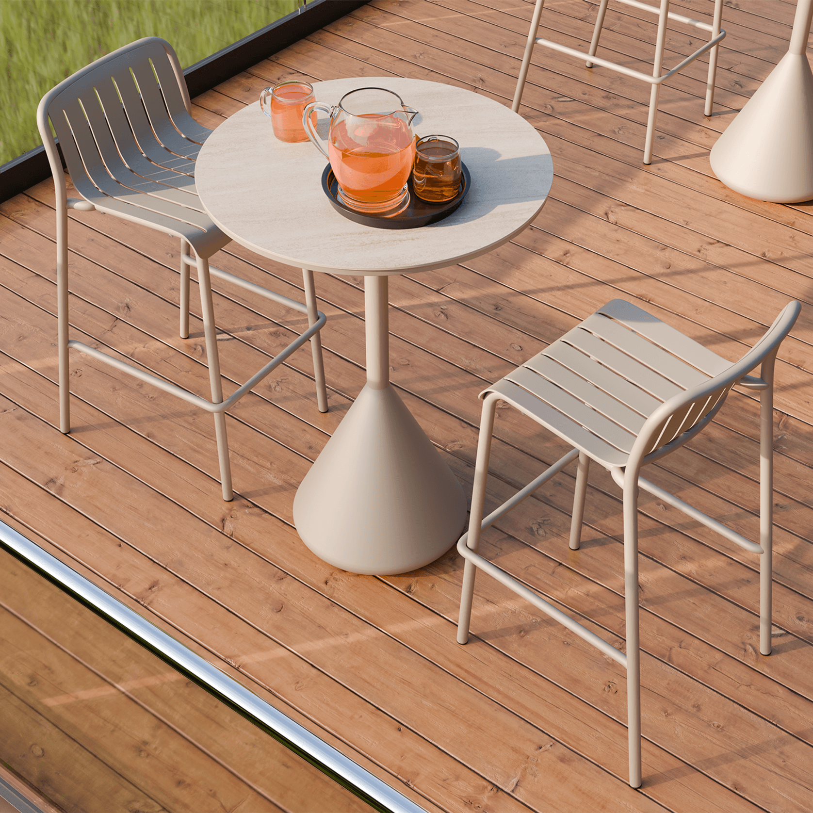 Kora High Bar Table CERAMIC - outdoor gallery detail image