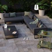 Vivara Outdoor Coffee Table - 142x85cm - Charcoal gallery detail image