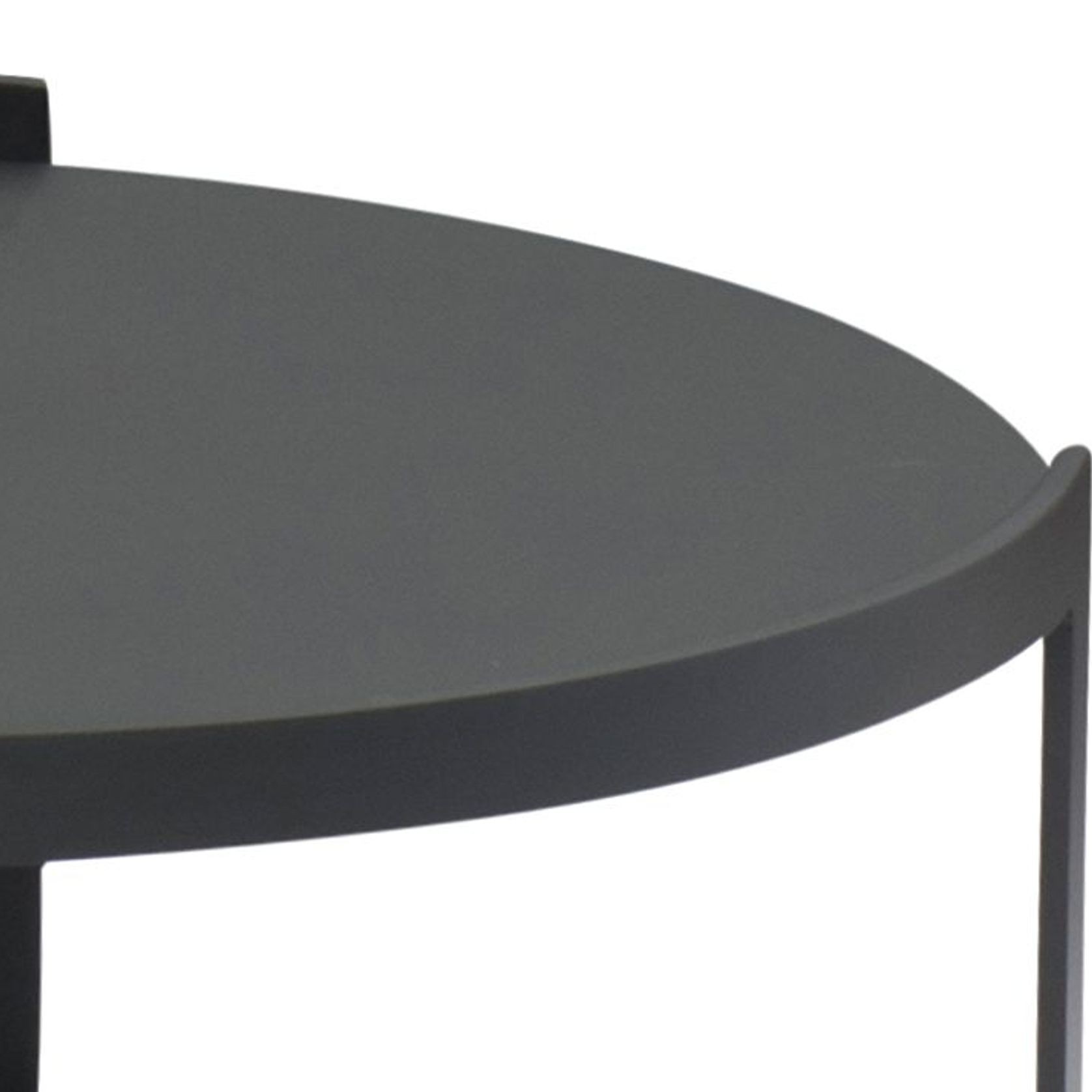 Fino Outdoor Coffee Table - Charcoal 80cm gallery detail image