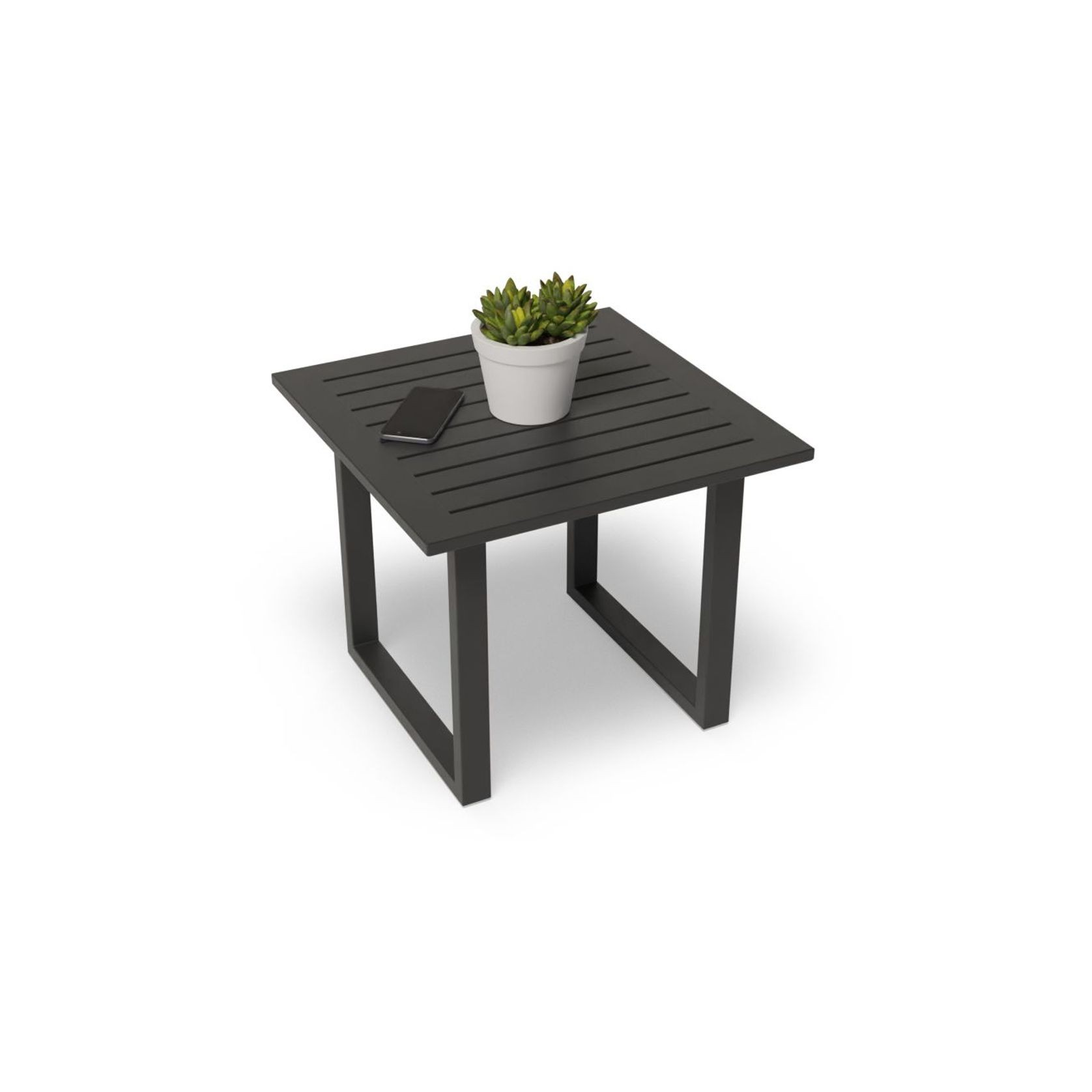 Vivara Side Table - Outdoor - Charcoal gallery detail image