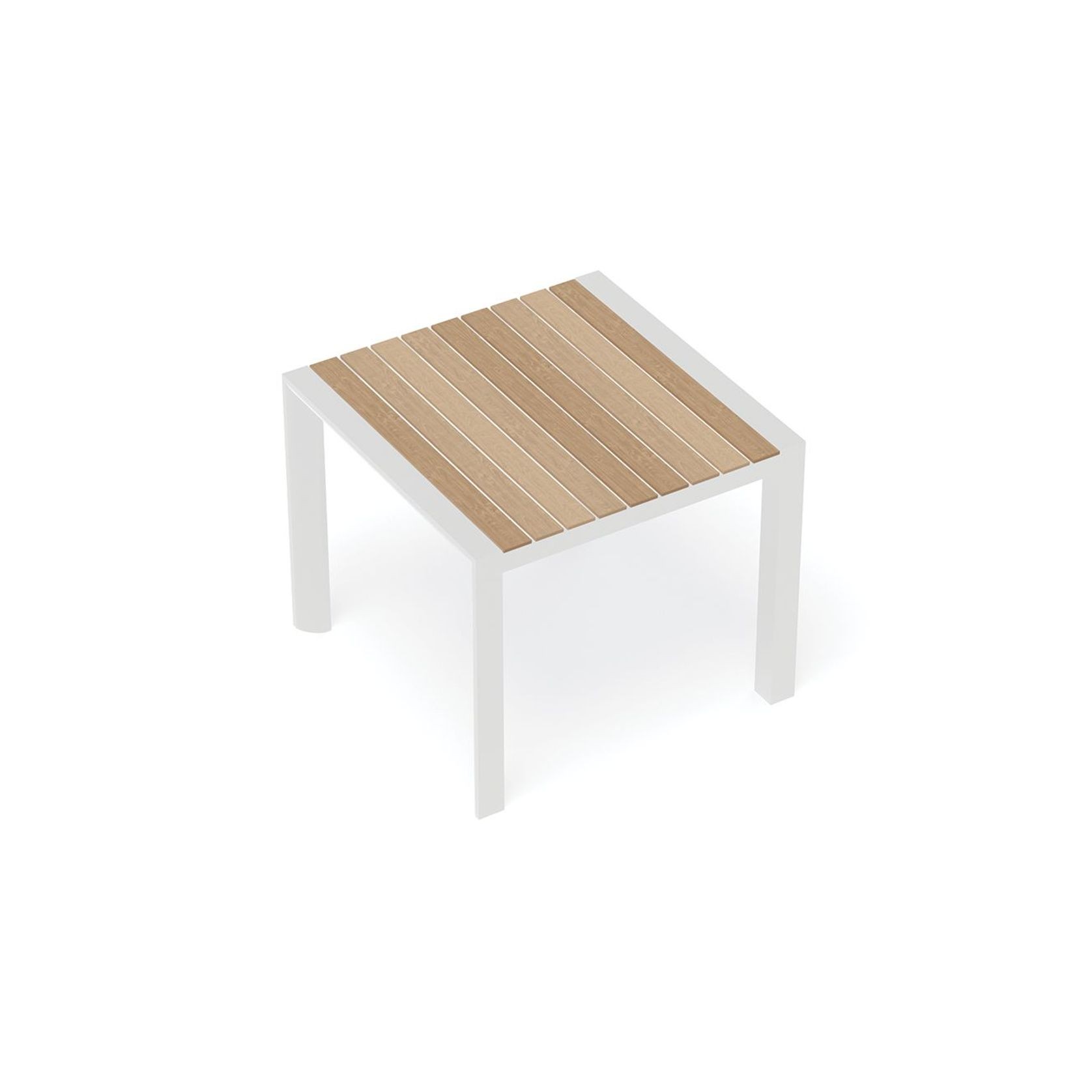 Vydel Table - Outdoor - 90cm x 90cm - White gallery detail image