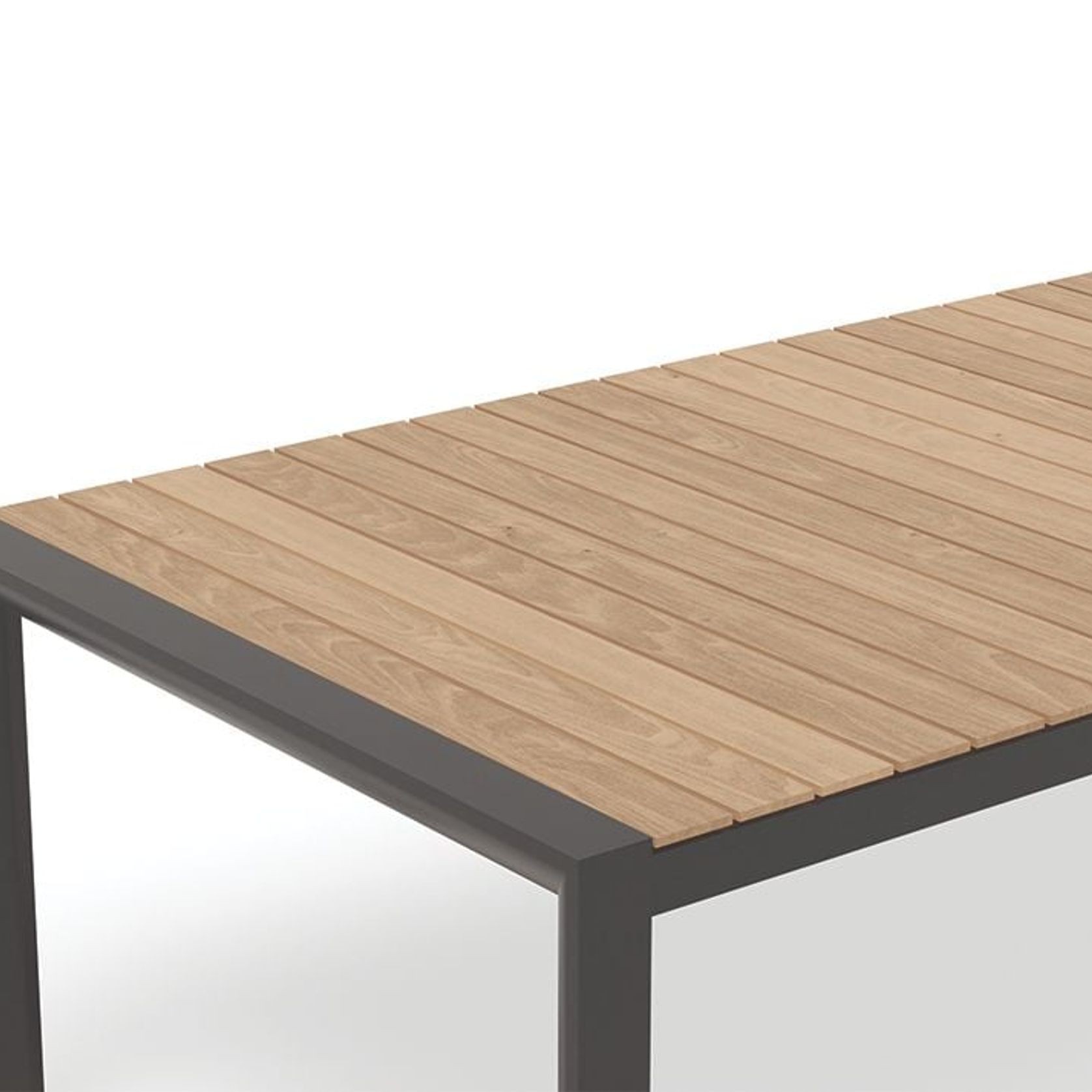 Vydel Table - Outdoor - 220cm x 100cm - Charcoal gallery detail image