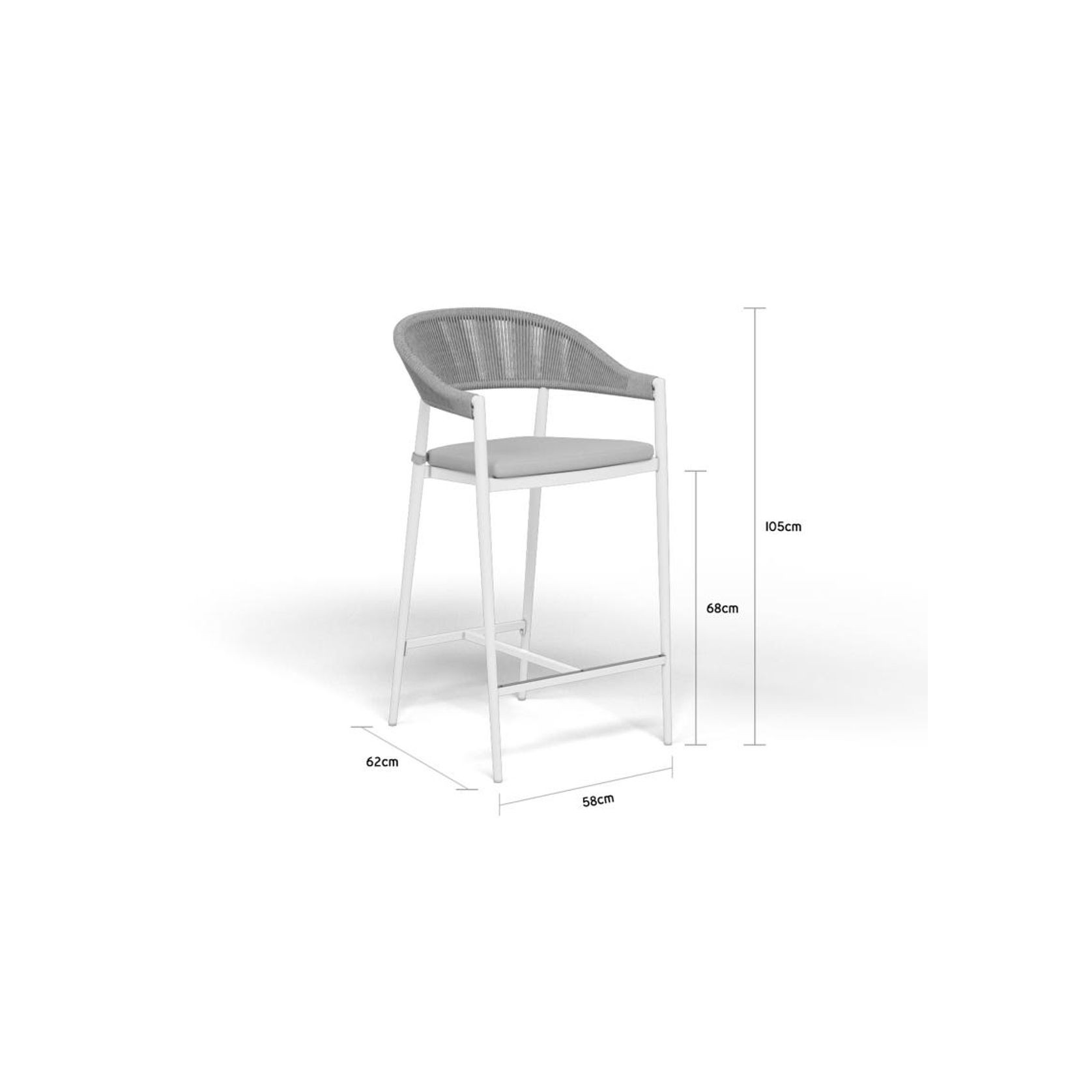 Adele Bar Table with Nivala Bar Chairs 3pc gallery detail image