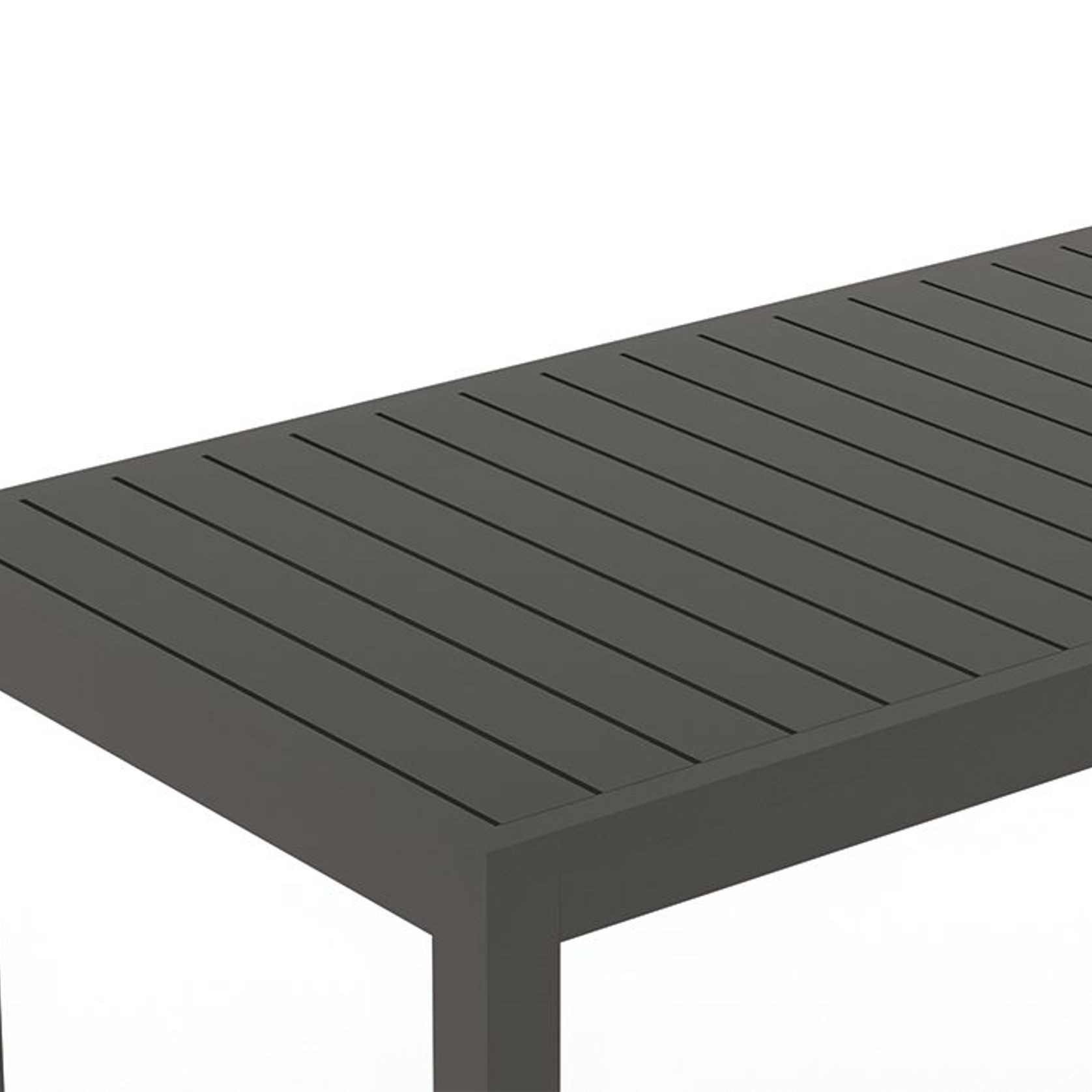 Halki Table - Outdoor - High Bar - 125cm x 65cm - Charcoal gallery detail image