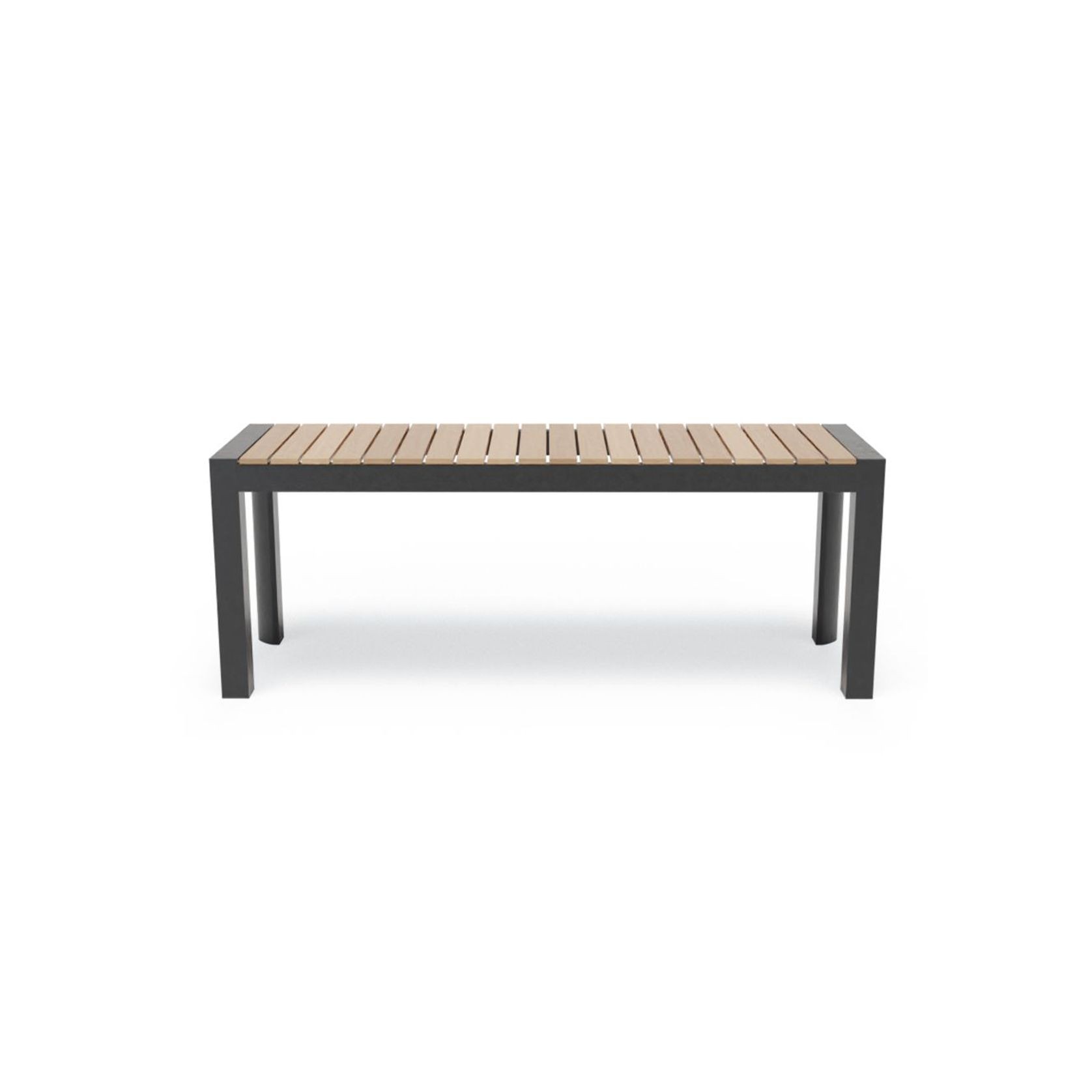 Vydel Bench Seat - Outdoor - 120cm - Teak - Charcoal gallery detail image
