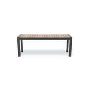 Vydel Bench Seat - Outdoor - 120cm - Teak - Charcoal gallery detail image