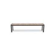 Vydel Bench Seat - Outdoor - 190cm - Teak - Charcoal gallery detail image