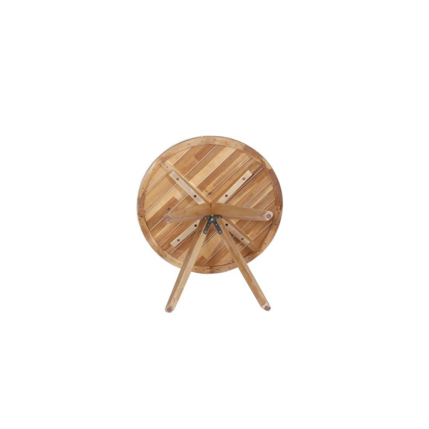 Panay Round Acacia Outdoor Dining Table gallery detail image