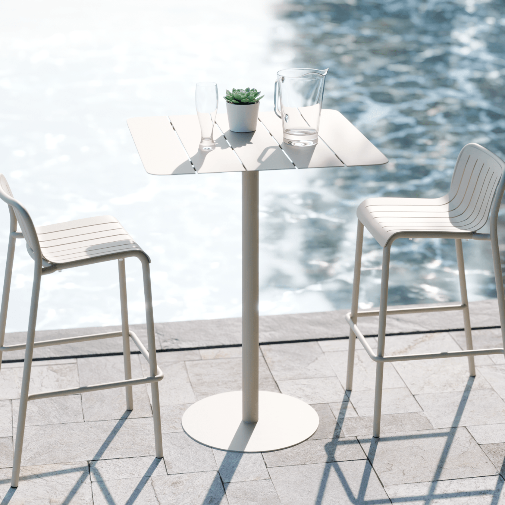 Roku High Bar Table - Outdoor gallery detail image