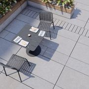 Roku Cafe Table - Outdoor - Charcoal - 65 x 65cm Table Top gallery detail image