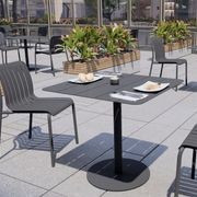 Roku Cafe Table - Outdoor - Charcoal - 65 x 65cm Table Top gallery detail image