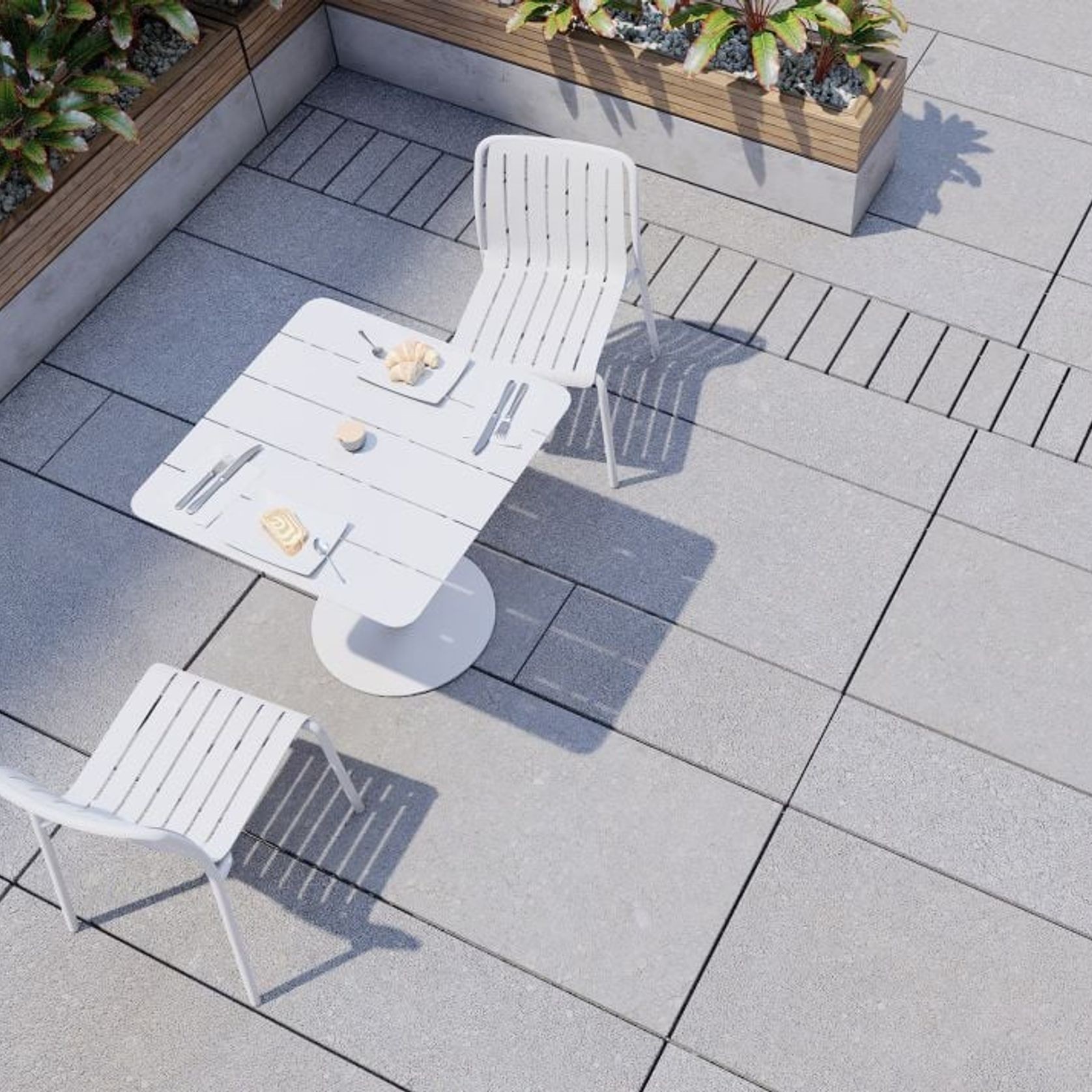 Roku Cafe Table - Outdoor gallery detail image