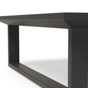 Vivara Outdoor Coffee Table - 142x85cm - Charcoal gallery detail image