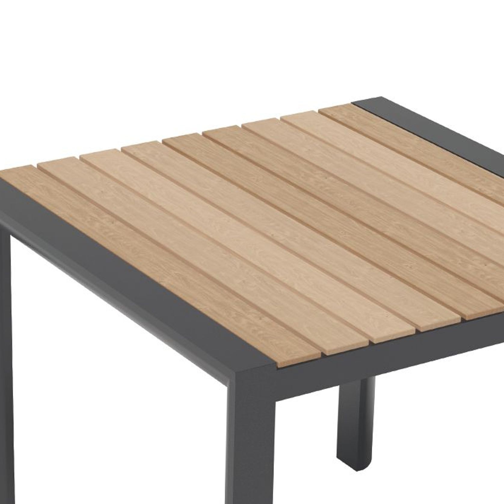 Vydel Table - Outdoor - 90cm x 90cm - Charcoal gallery detail image