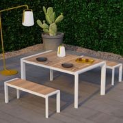 Vydel Table - Outdoor - 160cm x 100cm - White gallery detail image