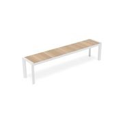 Vydel Bench Seat - Outdoor - 190cm - Teak - White gallery detail image