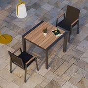 Vydel Table - Outdoor - 90cm x 90cm - Charcoal gallery detail image