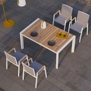 Vydel Table - Outdoor - 160cm x 100cm - White gallery detail image