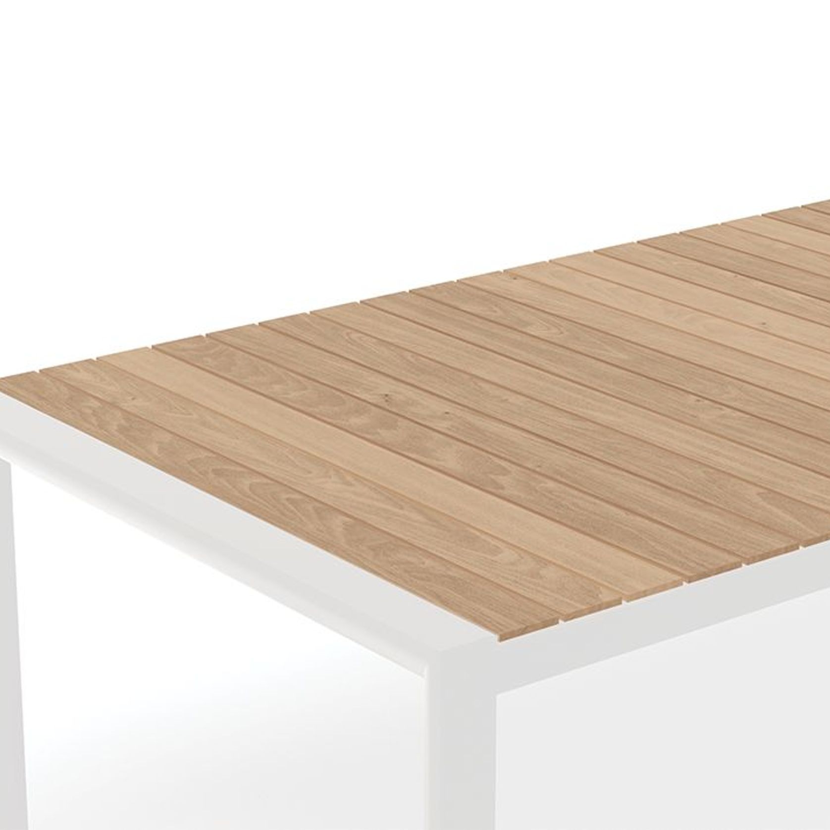 Vydel Table - Outdoor - 220cm x 100cm - White gallery detail image