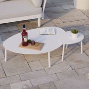 Cetara Side Table - Outdoor - White gallery detail image