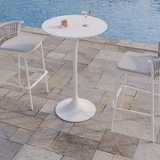 Minori Outdoor High Bar Table -White gallery detail image