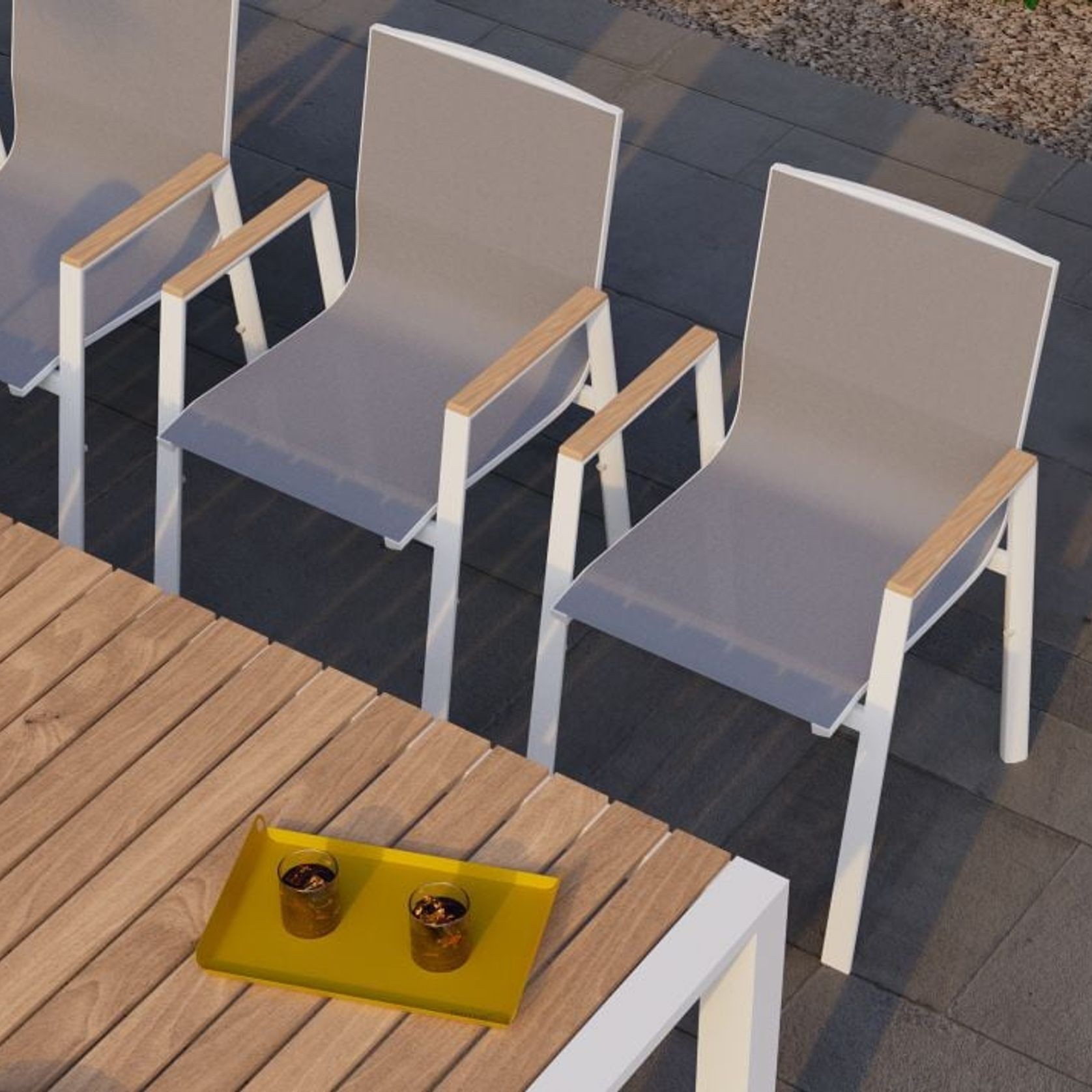 Vydel Table - Outdoor - 300cm x 110cm - White gallery detail image