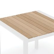 Vydel Table - Outdoor - 90cm x 90cm - White gallery detail image