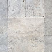 12mm Aqua Silver Travertine French Pattern Tiles gallery detail image